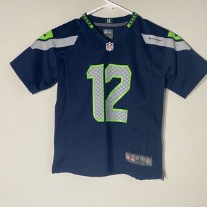 Nike On Field Seahawks 12 Fan Youth Large (7) Jersey